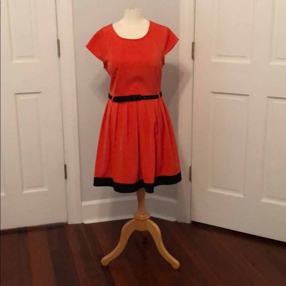 Blue Rain coral dress